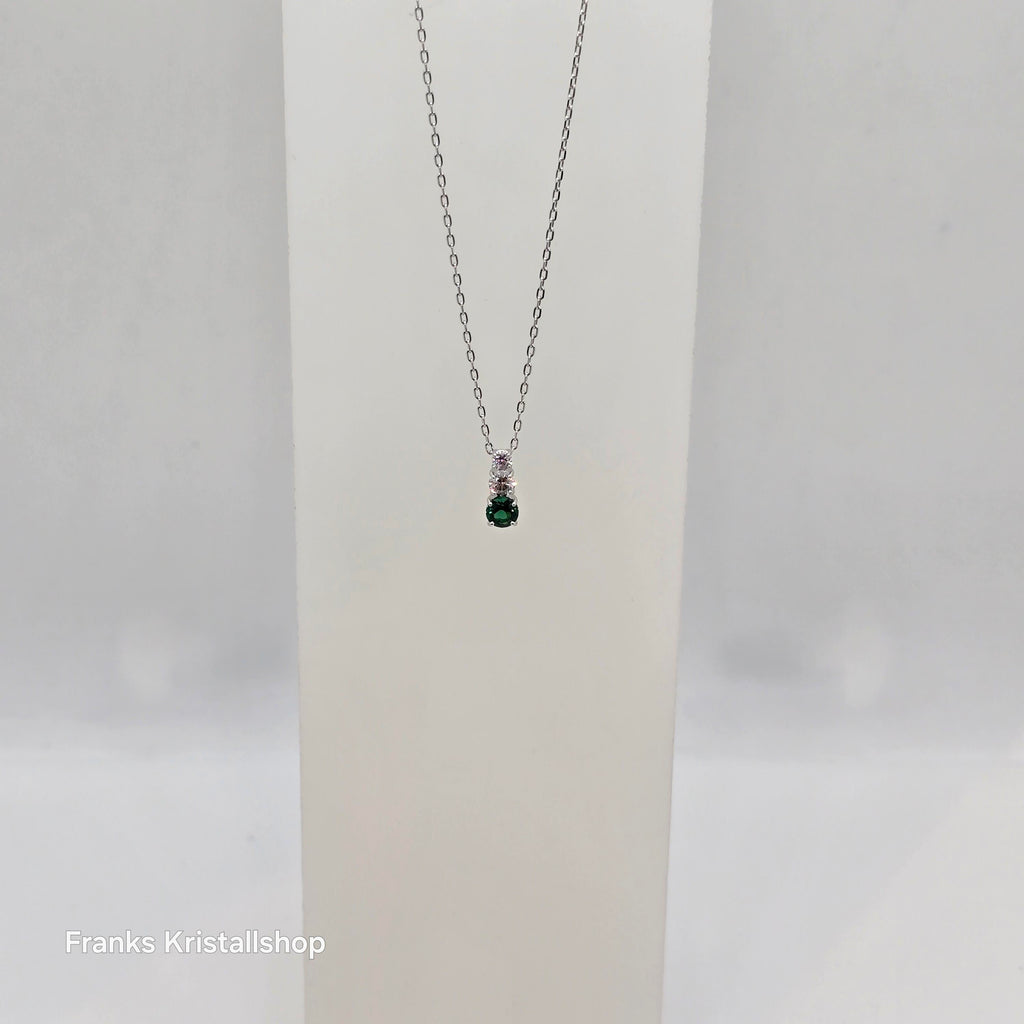 SWAROVSKI Attract Trilogy Halskette, Grün, Rhodiniert 5646717