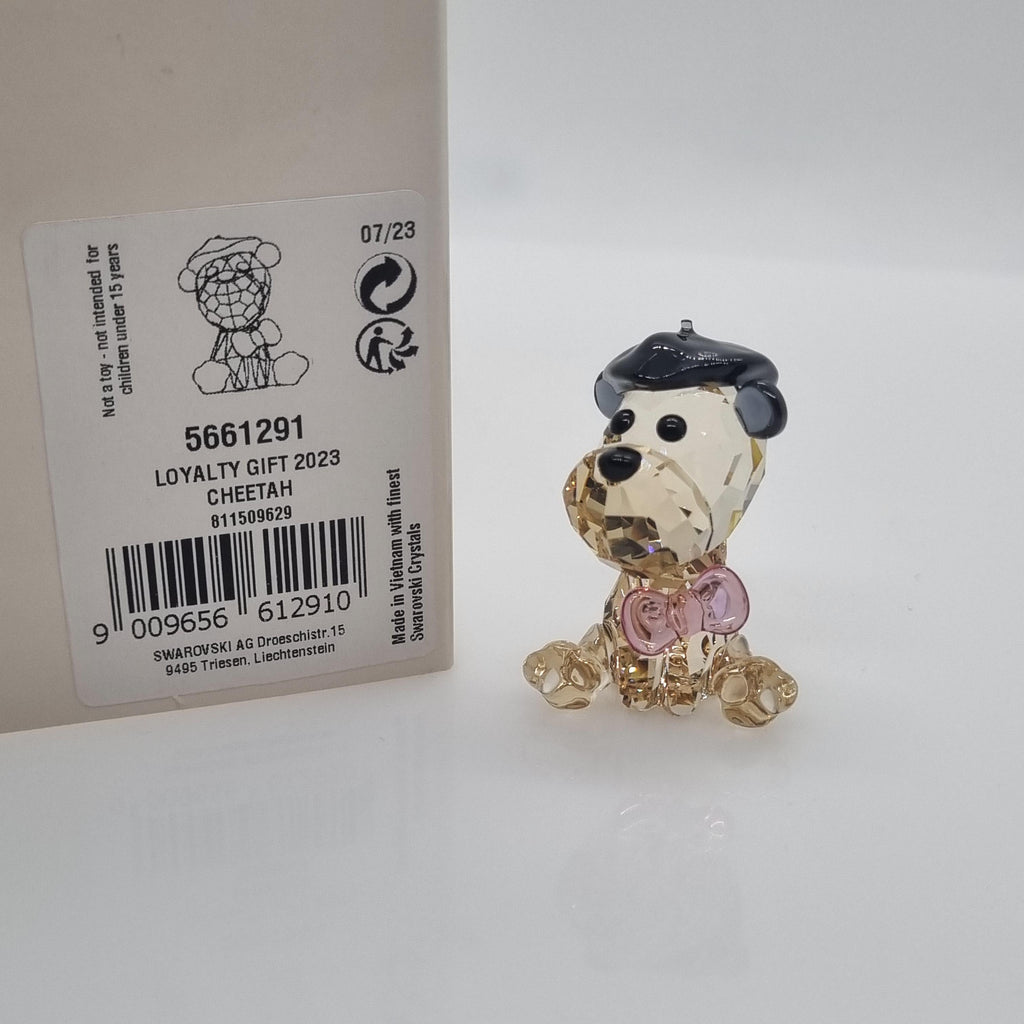 SWAROVSKI SCS Jahresfigur 2023 Gepard Cheetah Baby Animals 5661291