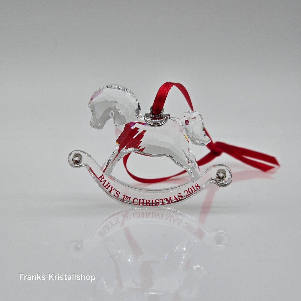 SWAROVSKI Babys Erstes Weihnachtsornament 2018 Schaukelpferd 5376369