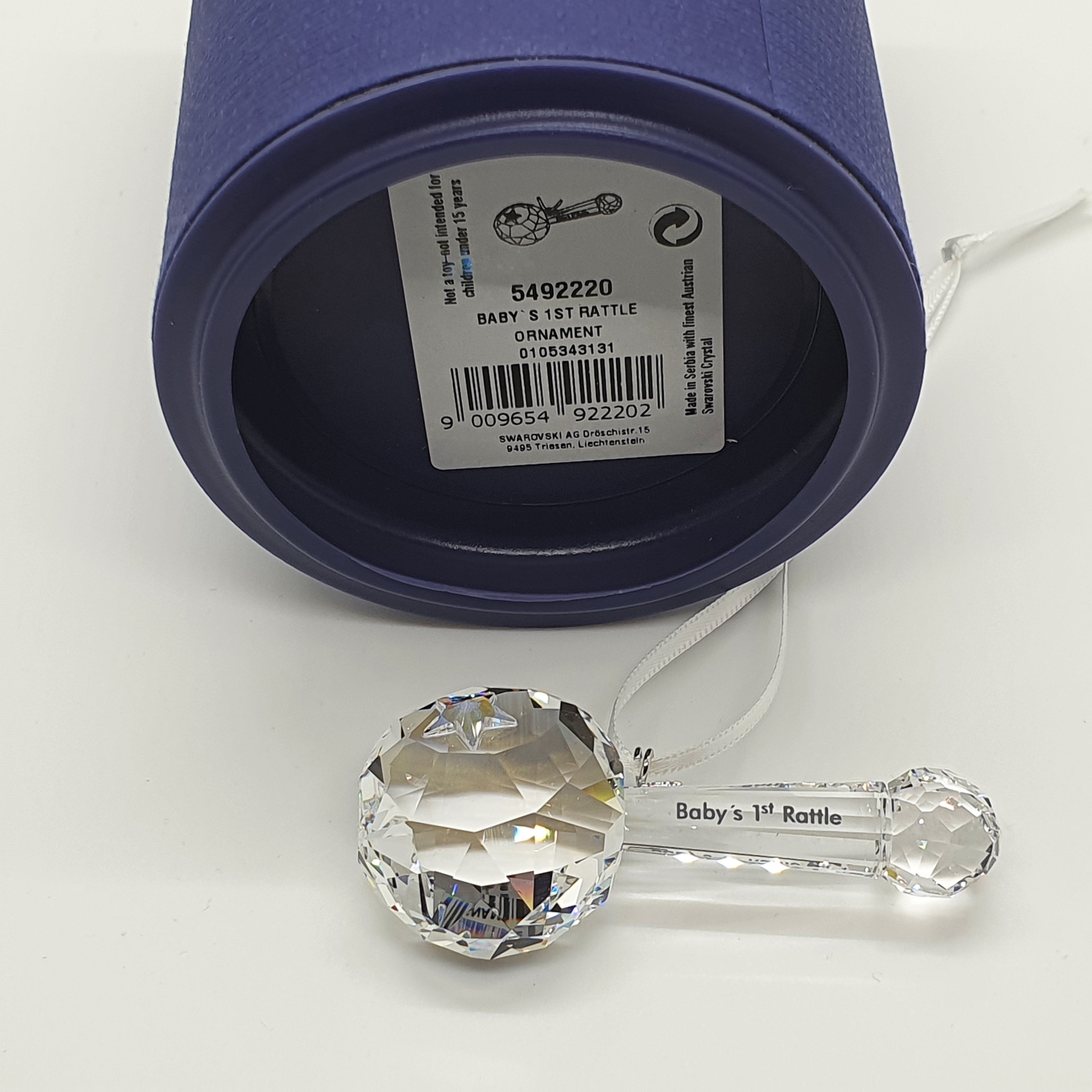SWAROVSKI Babys Erste Rassel Ornament 5492220