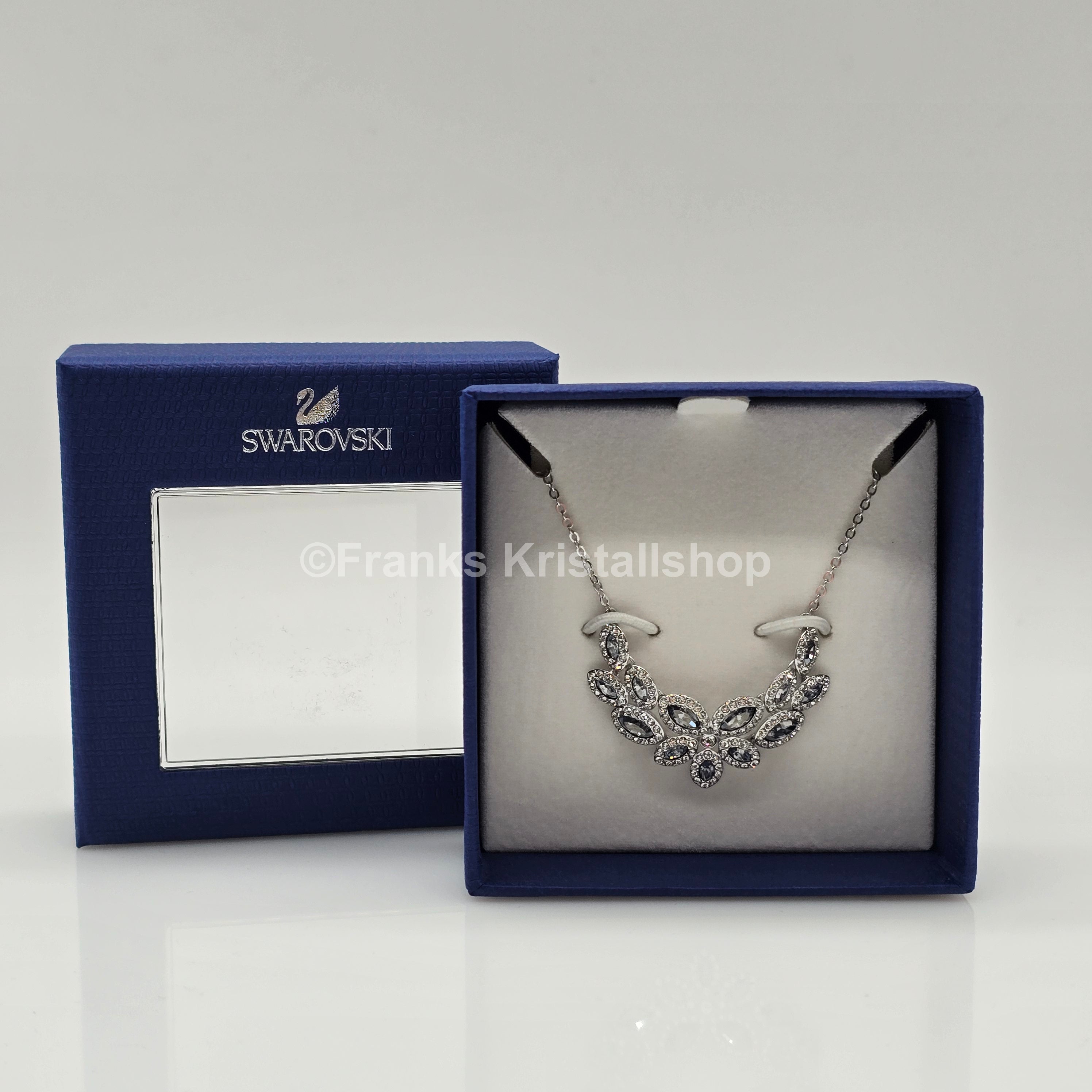 SWAROVSKI Baron Halskette Weiß, Rhodiniert 5140338