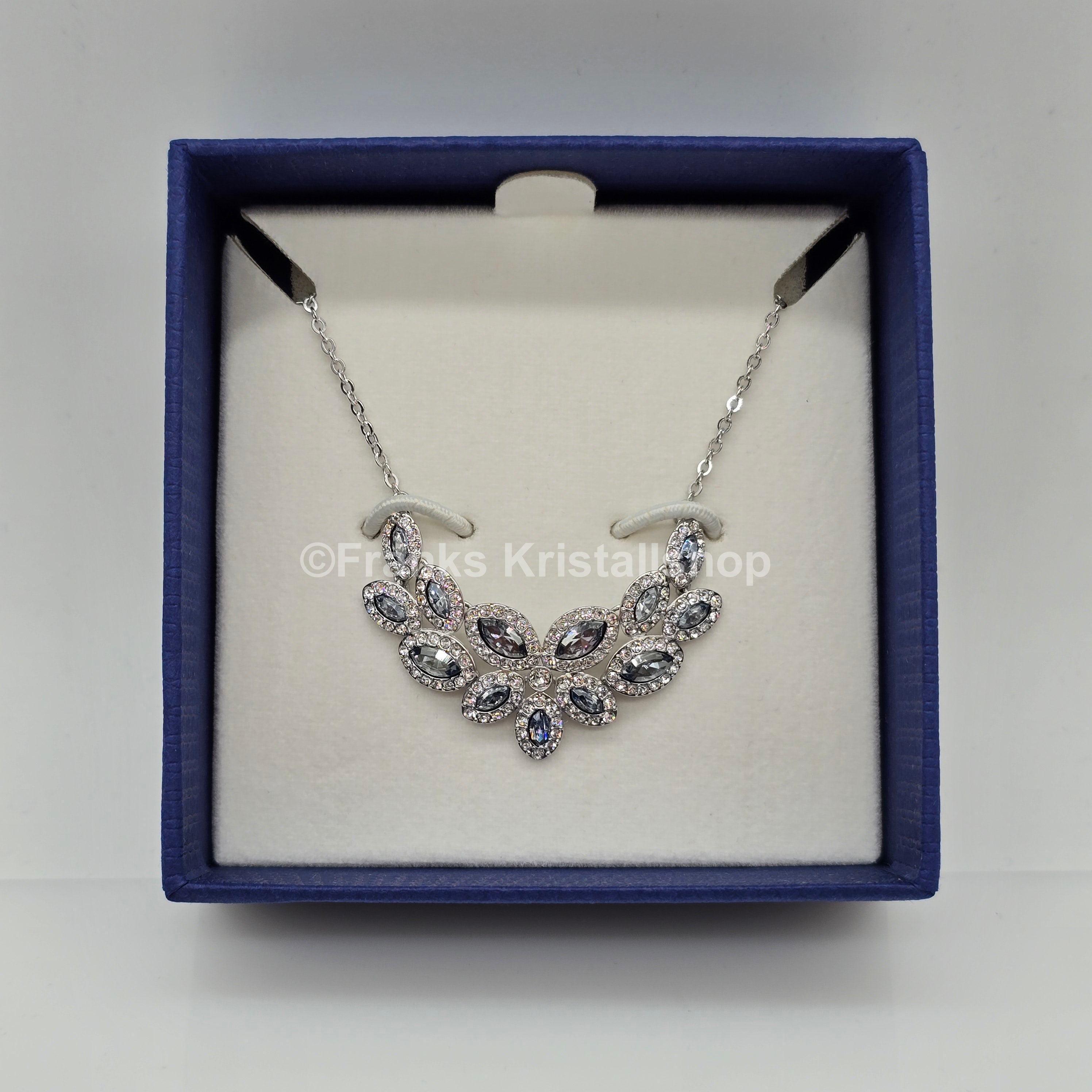SWAROVSKI Baron Halskette Weiß, Rhodiniert 5140338
