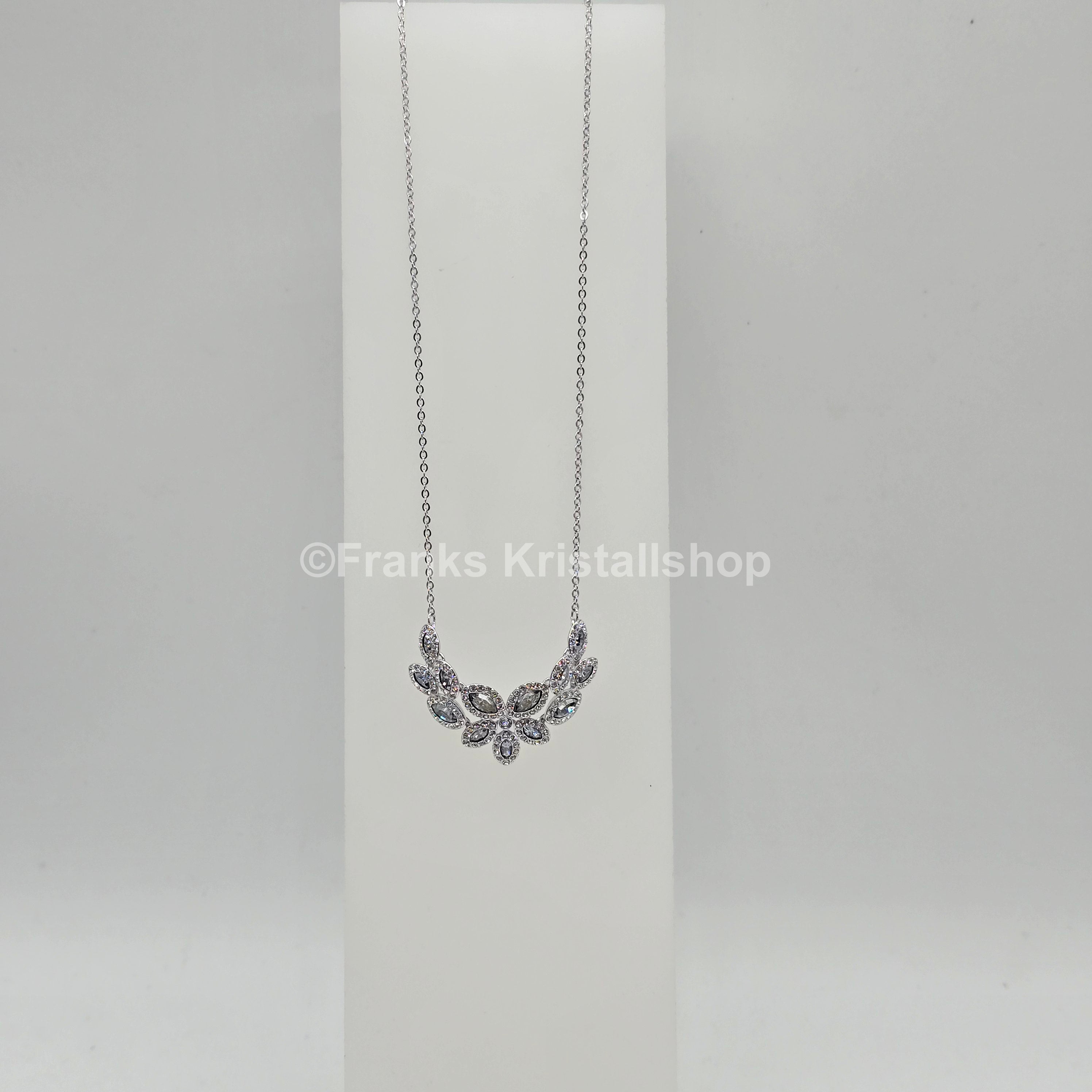 SWAROVSKI Baron Halskette Weiß, Rhodiniert 5140338