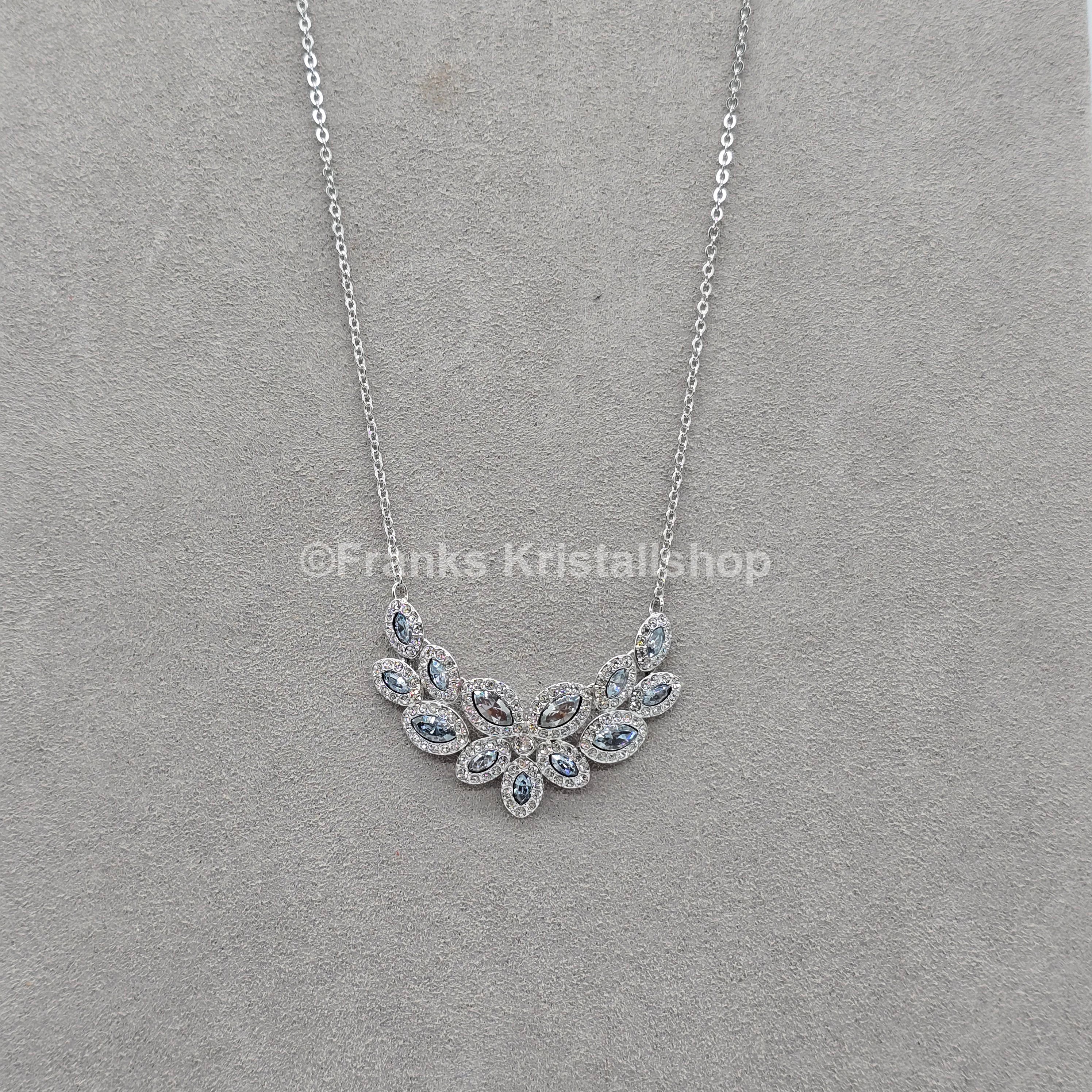 SWAROVSKI Baron Halskette Weiß, Rhodiniert 5140338