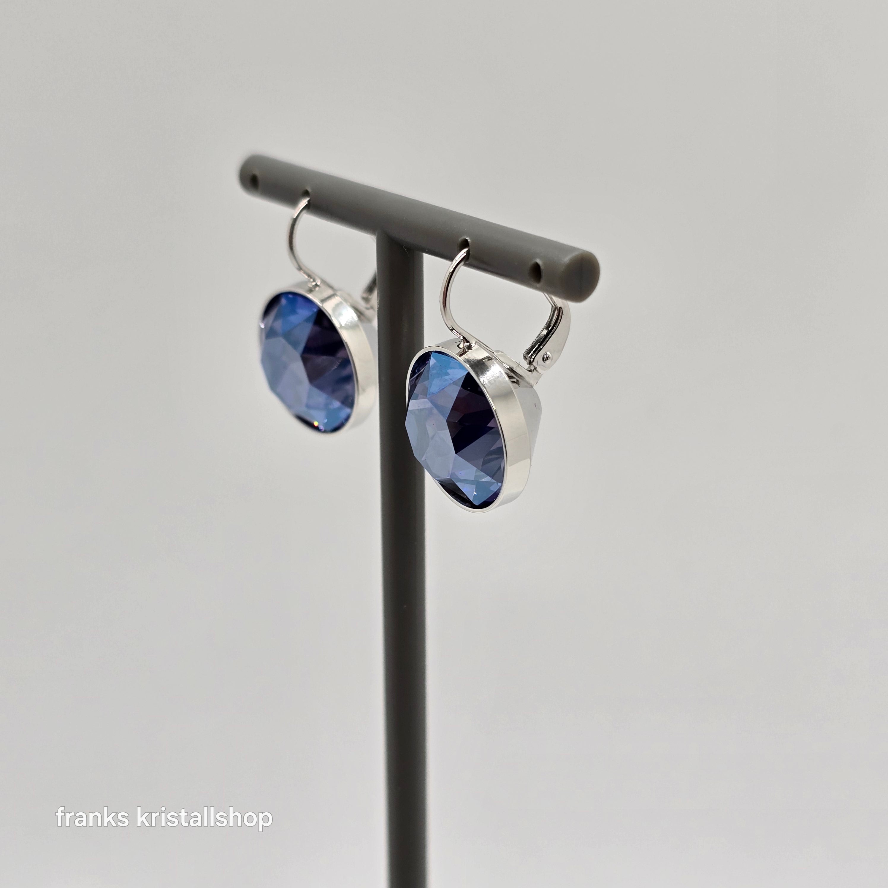 Swarovski Bella Drop-Ohrhänger Violett, Rhodiniert 5030703