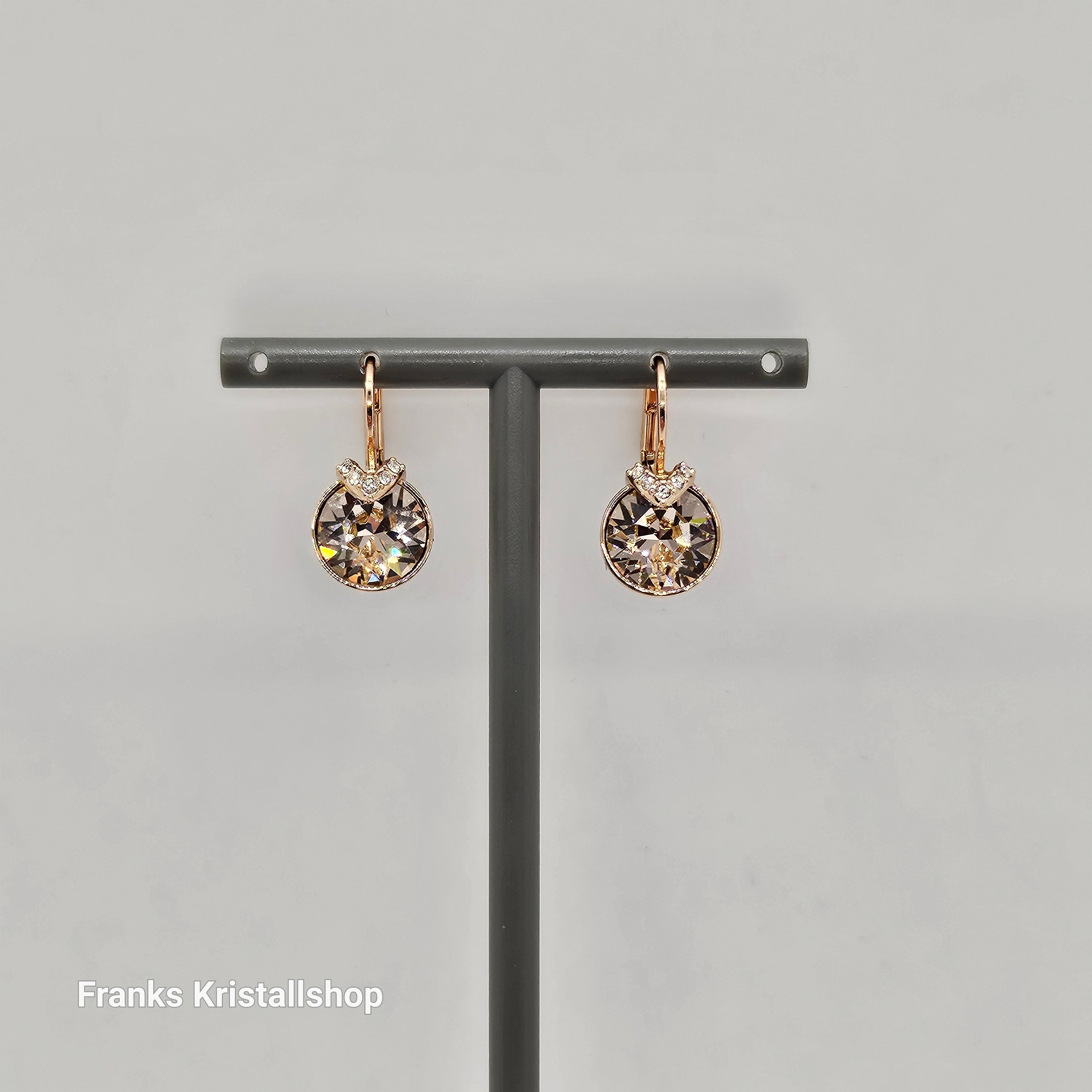 Swarovski Bella V Drop-Ohrhänger, Roségold-Legierungsschicht 5299318