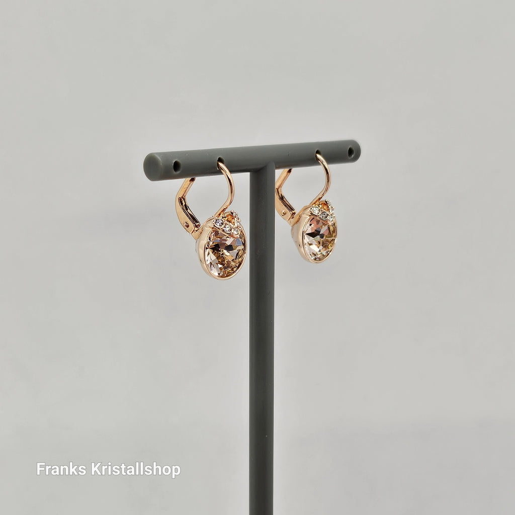 Swarovski Bella V Drop-Ohrhänger, Roségold-Legierungsschicht 5299318