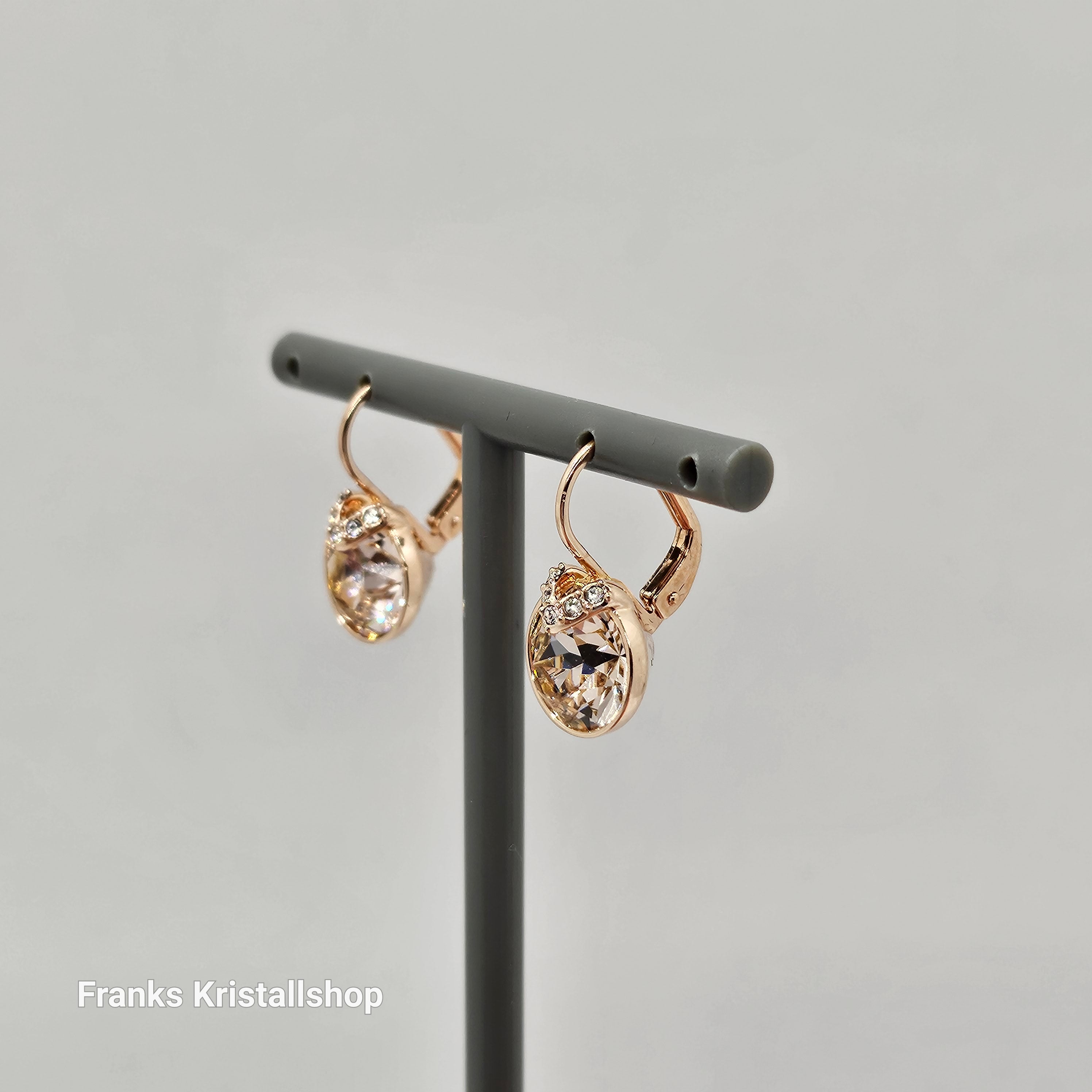 Swarovski Bella V Drop-Ohrhänger, Roségold-Legierungsschicht 5299318