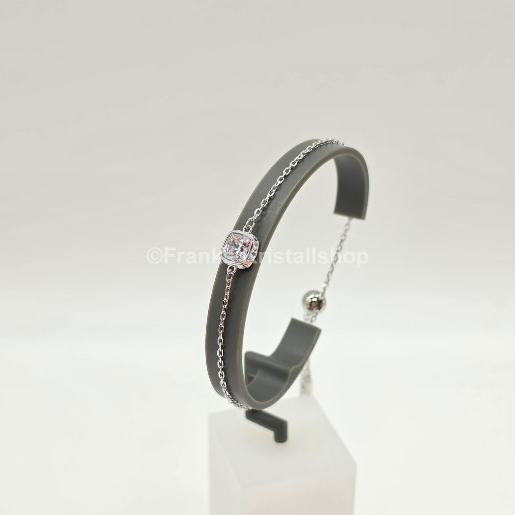 SWAROVSKI Birthstone Armband April, Klar, Rhodiniert 5710517
