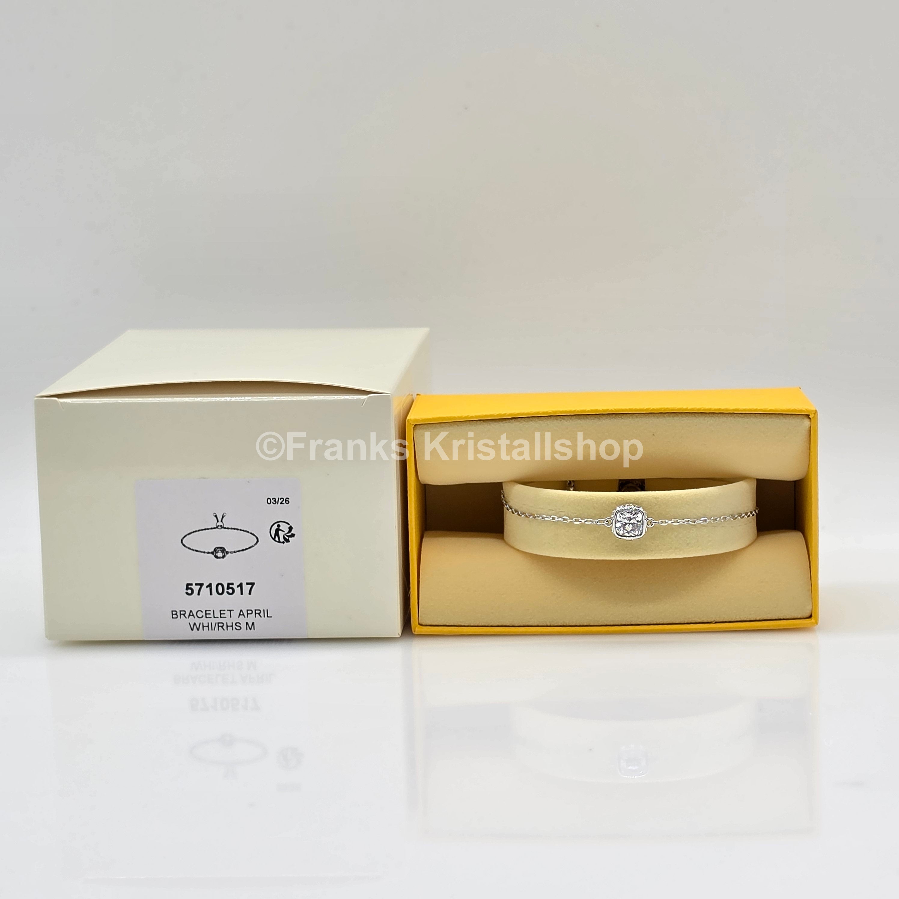 SWAROVSKI Birthstone Armband April, Klar, Rhodiniert 5710517