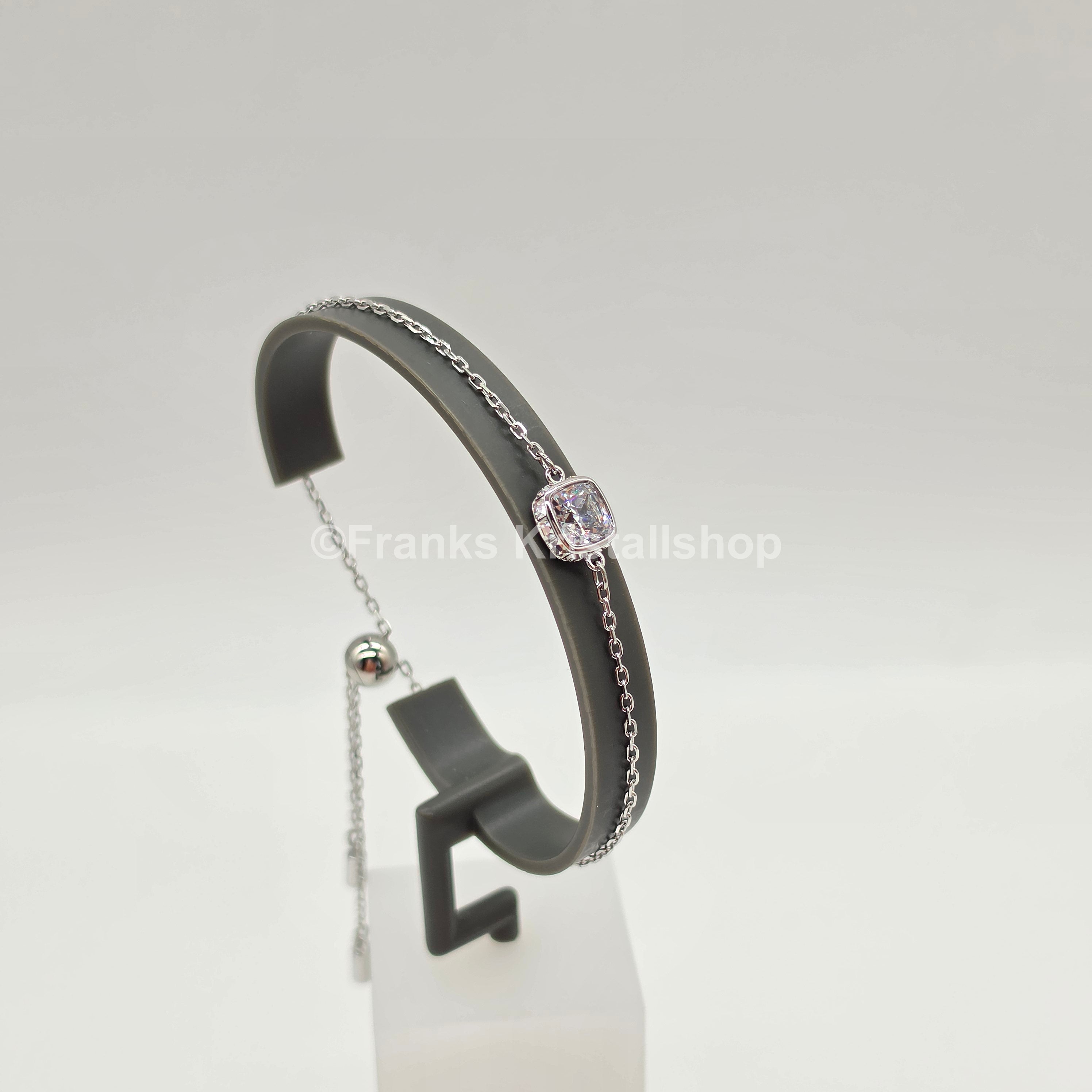 SWAROVSKI Birthstone Armband April, Klar, Rhodiniert 5710517