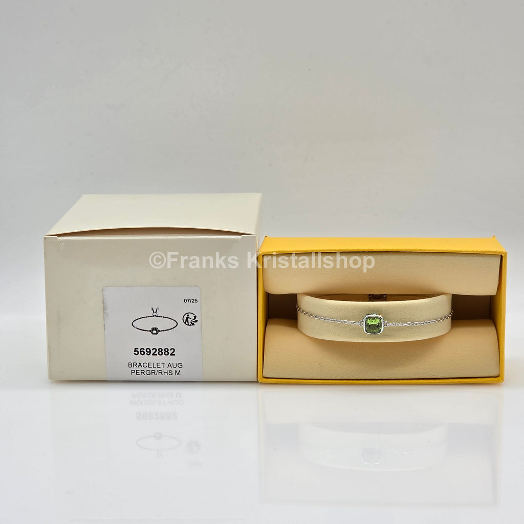 SWAROVSKI Birthstone Armband August, Grün, Hellgrün, Rhodiniert 5692882