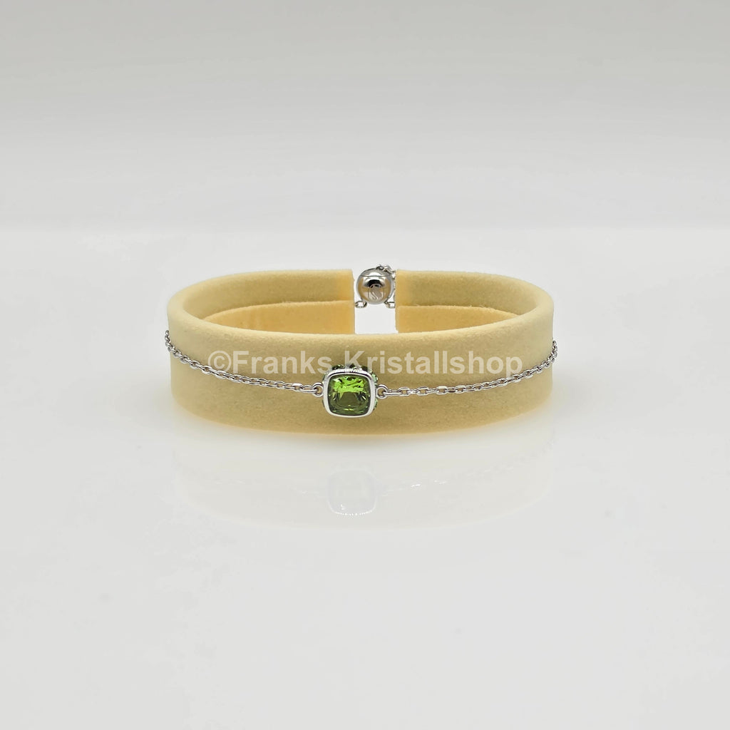 SWAROVSKI Birthstone Armband August, Grün, Hellgrün, Rhodiniert 5692882