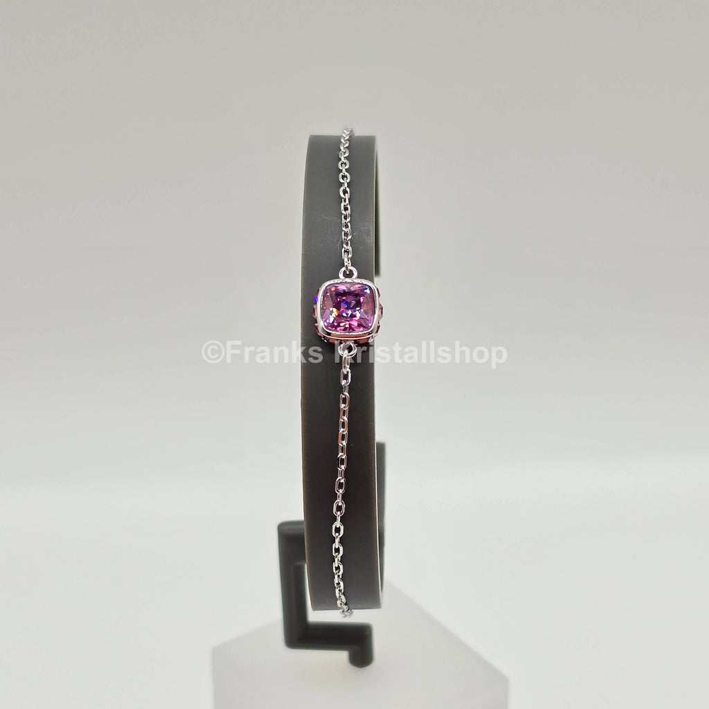 SWAROVSKI Birthstone Armband Februar, Violett, Rhodiniert 5710519
