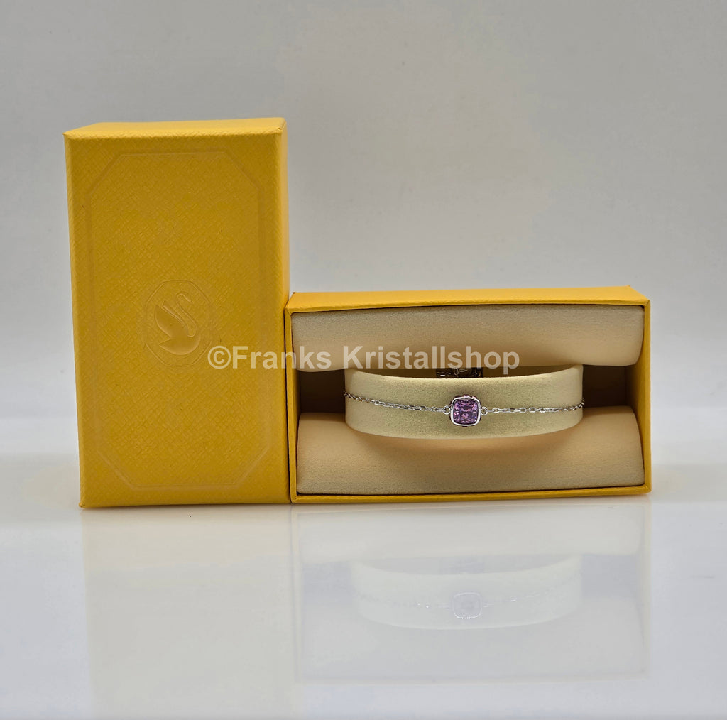 SWAROVSKI Birthstone Armband Februar, Violett, Rhodiniert 5710519