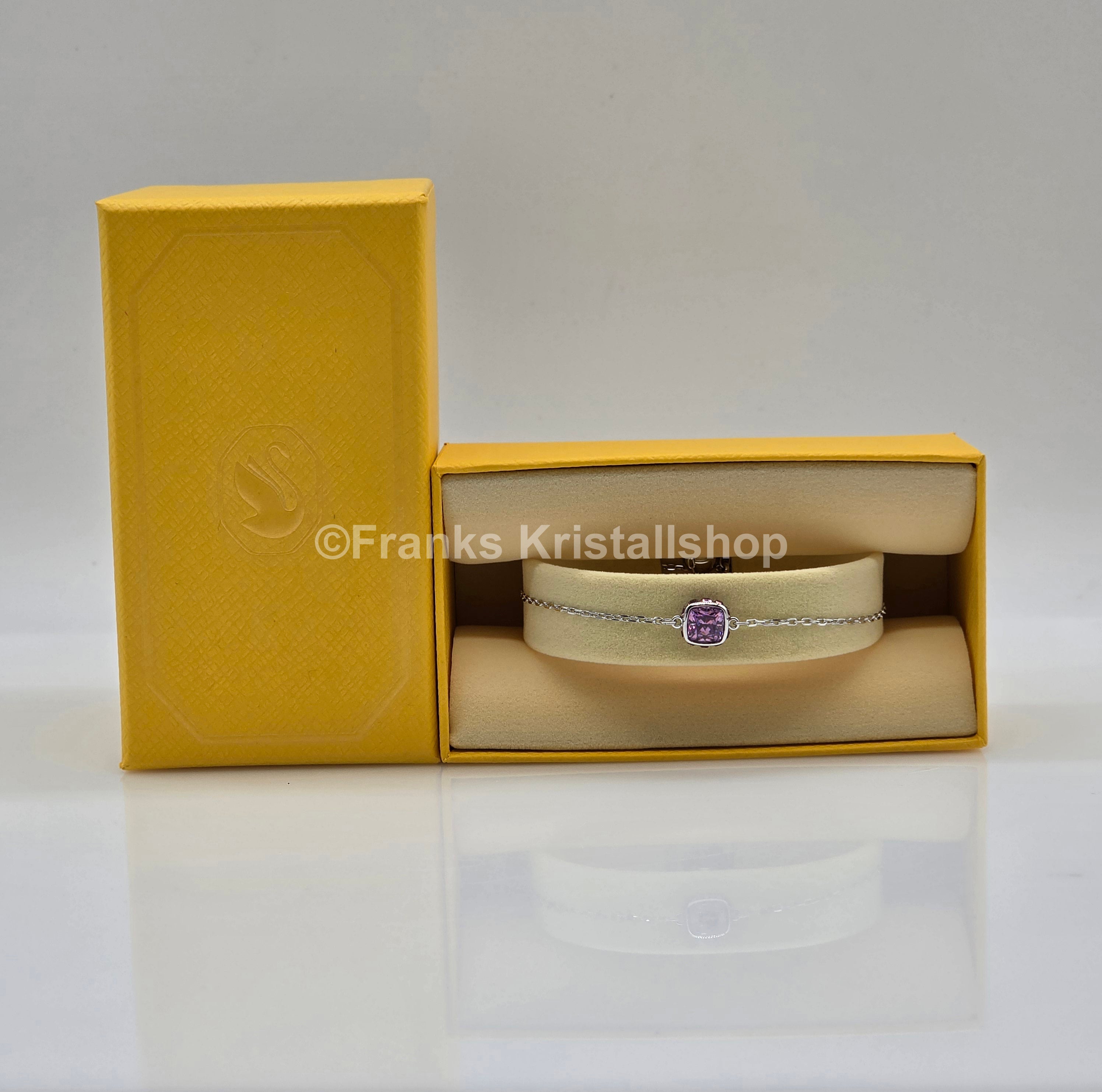 SWAROVSKI Birthstone Armband Februar, Violett, Rhodiniert 5710519