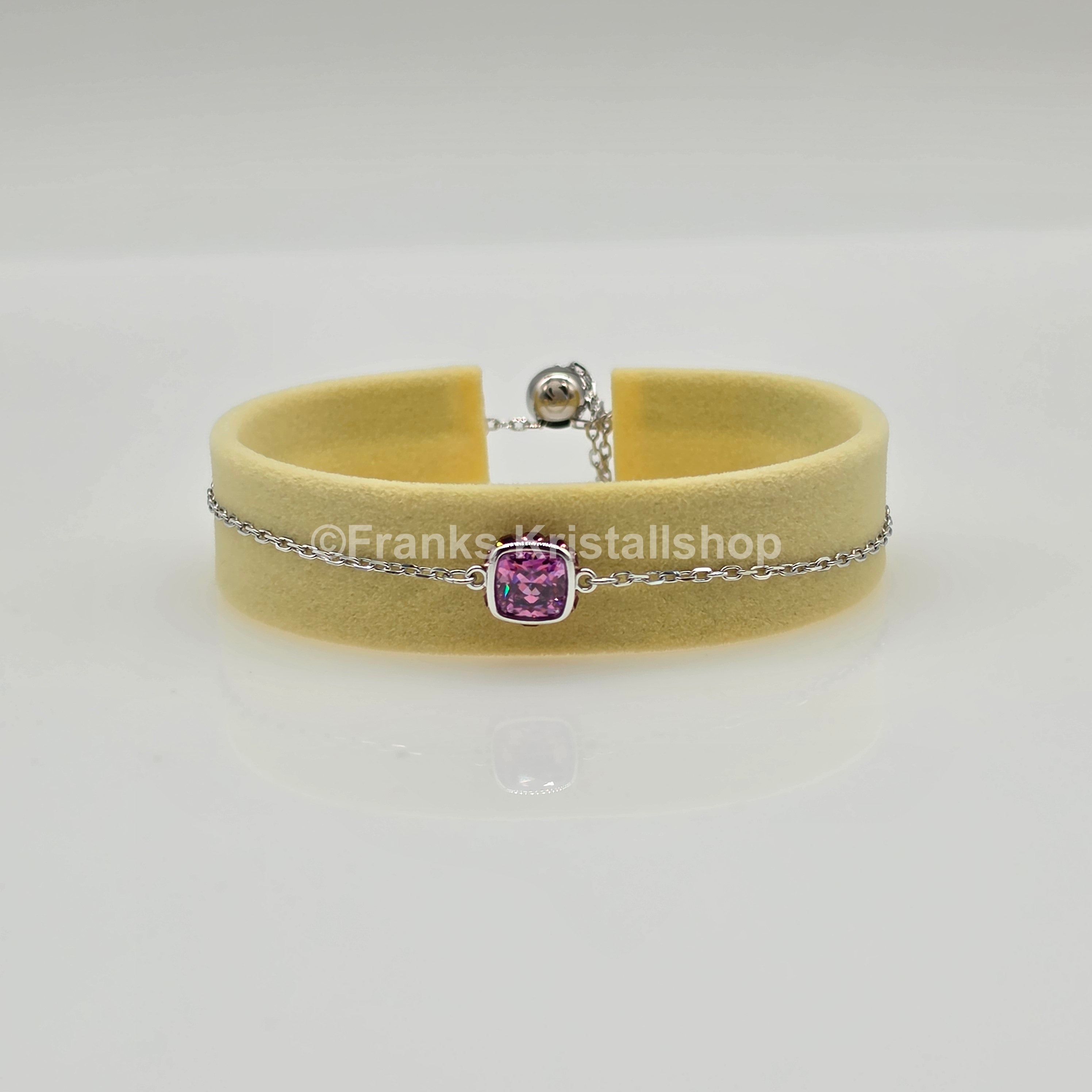 SWAROVSKI Birthstone Armband Februar, Violett, Rhodiniert 5710519