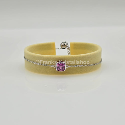 SWAROVSKI Birthstone Armband Februar, Violett, Rhodiniert 5710519