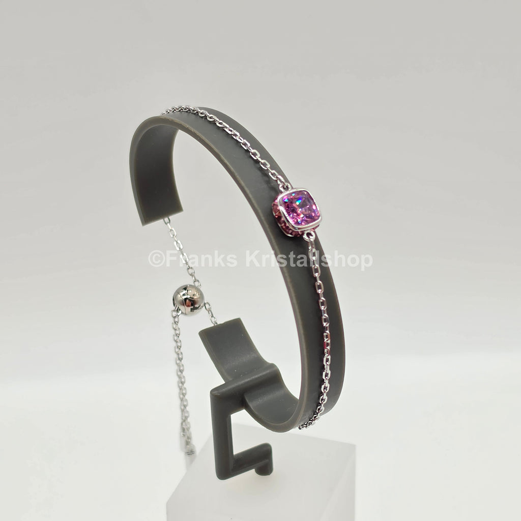 SWAROVSKI Birthstone Armband Februar, Violett, Rhodiniert 5710519