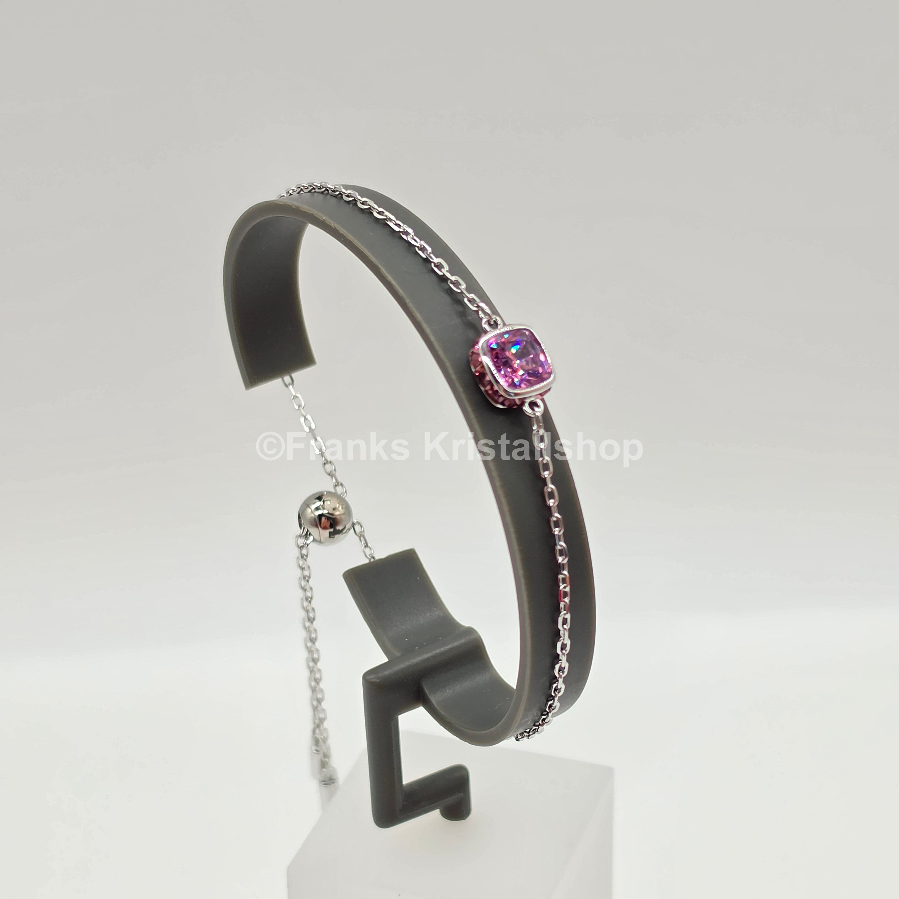 SWAROVSKI Birthstone Armband Februar, Violett, Rhodiniert 5710519