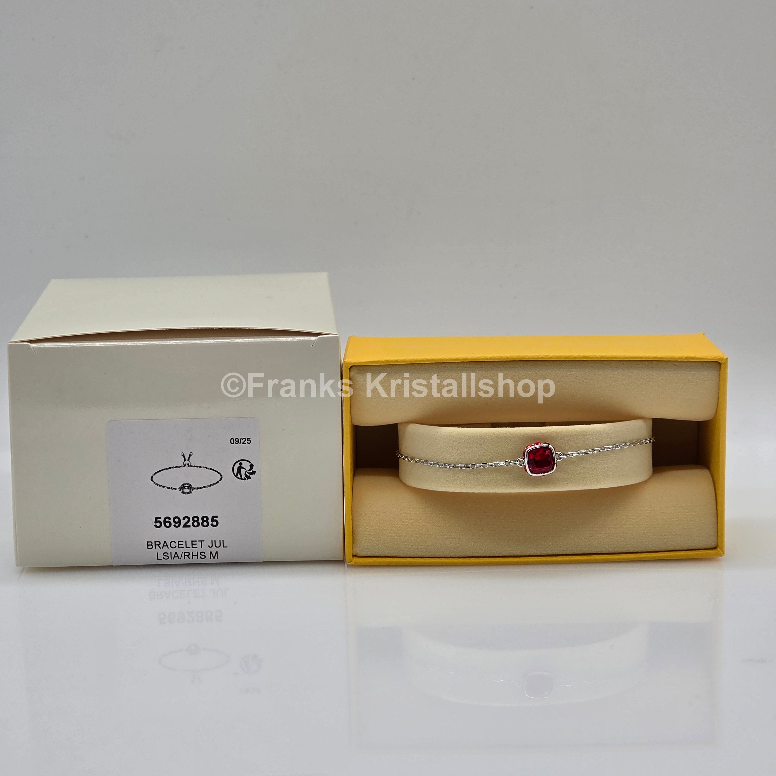 SWAROVSKI Birthstone Armband Juli, Rot, Rhodiniert 5692885