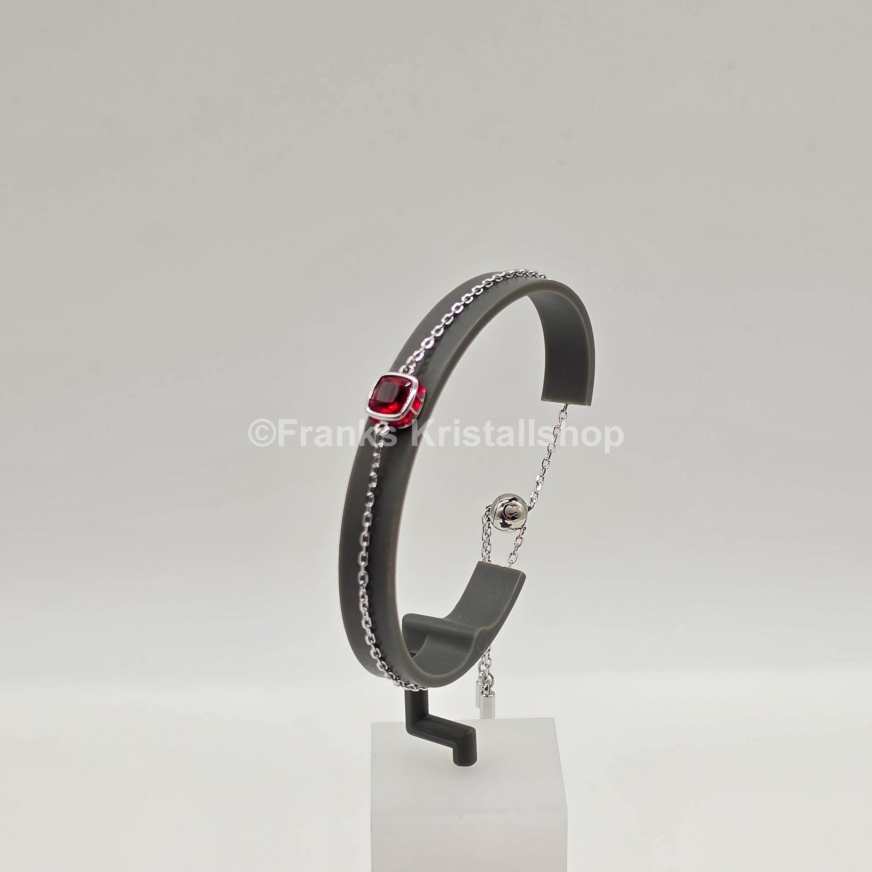 SWAROVSKI Birthstone Armband Juli, Rot, Rhodiniert 5692885