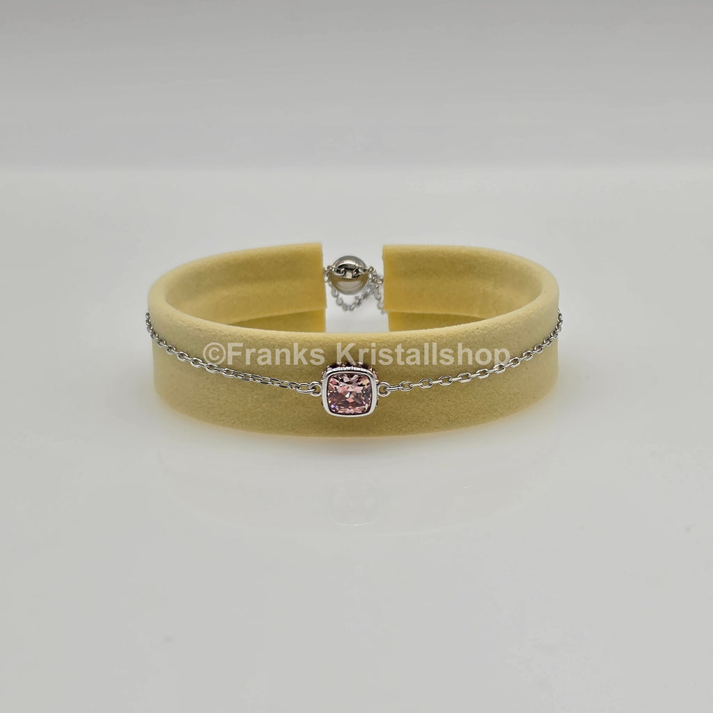 SWAROVSKI Birthstone Armband Juni, Rosa, Rhodiniert 5710518