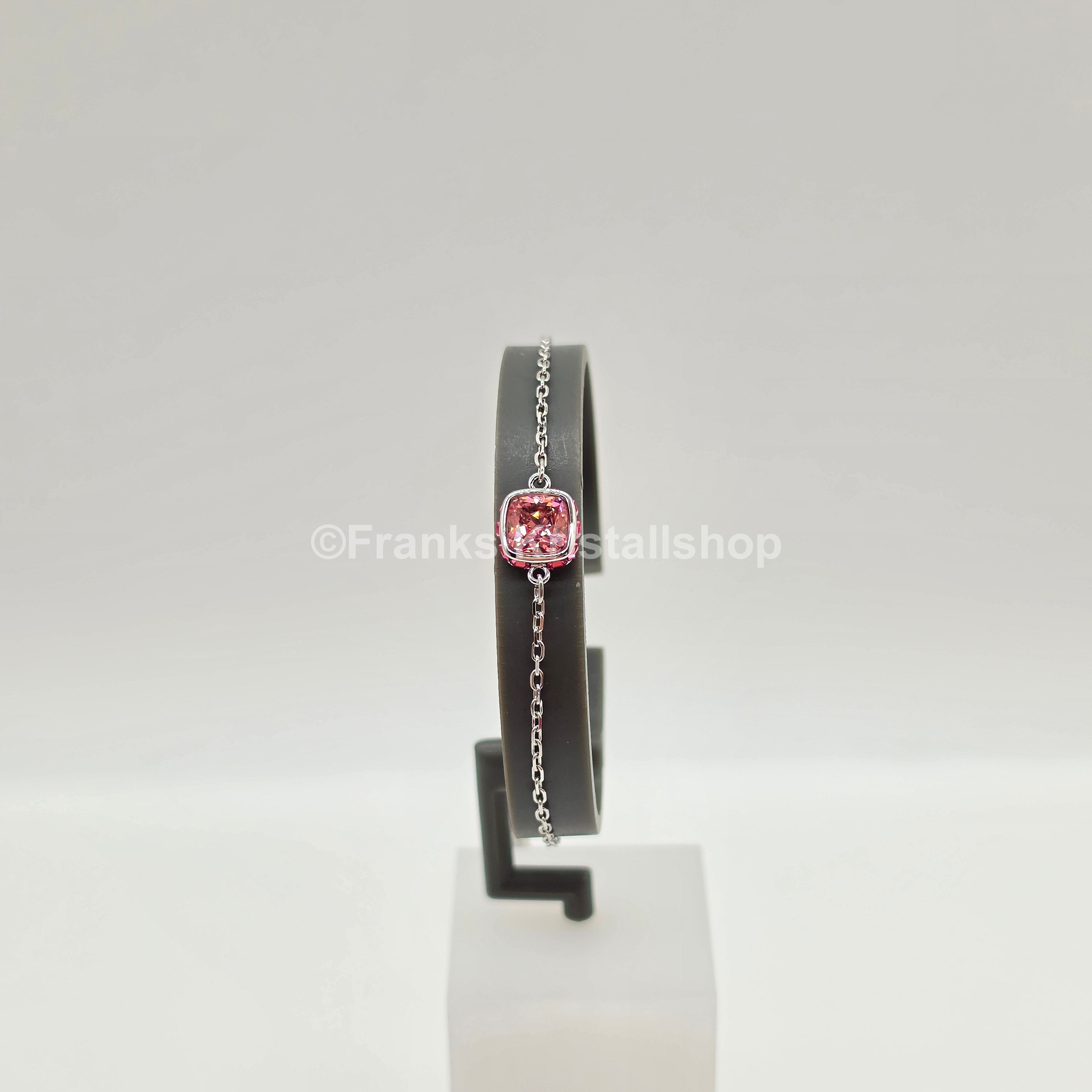 SWAROVSKI Birthstone Armband Oktober, Rosa, Rhodiniert 5692883