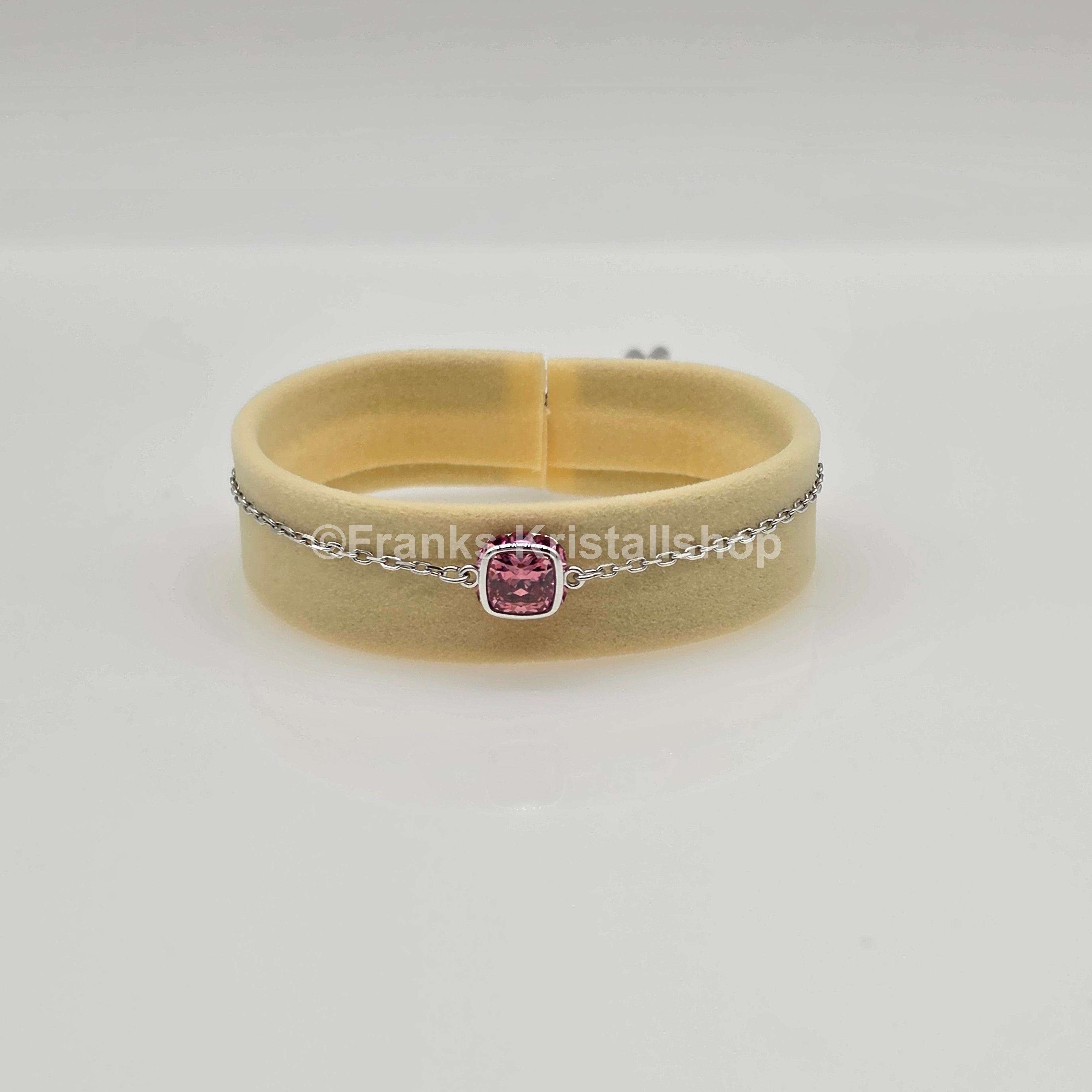 SWAROVSKI Birthstone Armband Oktober, Rosa, Rhodiniert 5692883