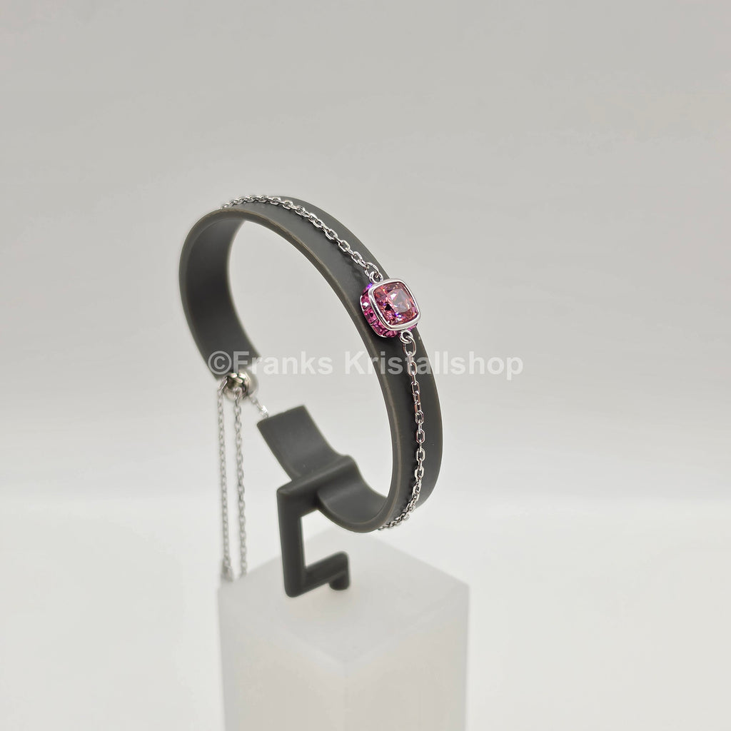 SWAROVSKI Birthstone Armband Oktober, Rosa, Rhodiniert 5692883