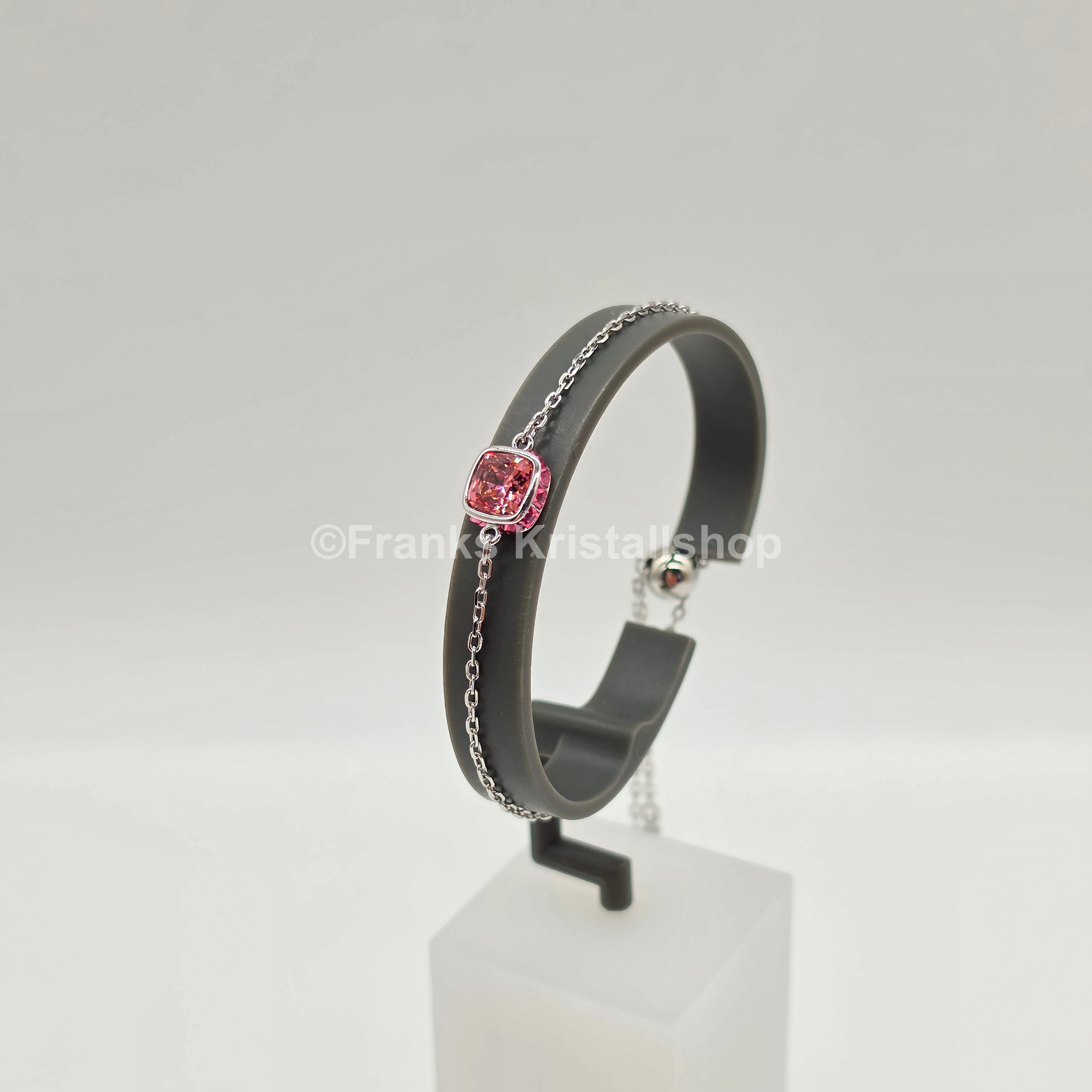 SWAROVSKI Birthstone Armband Oktober, Rosa, Rhodiniert 5692883