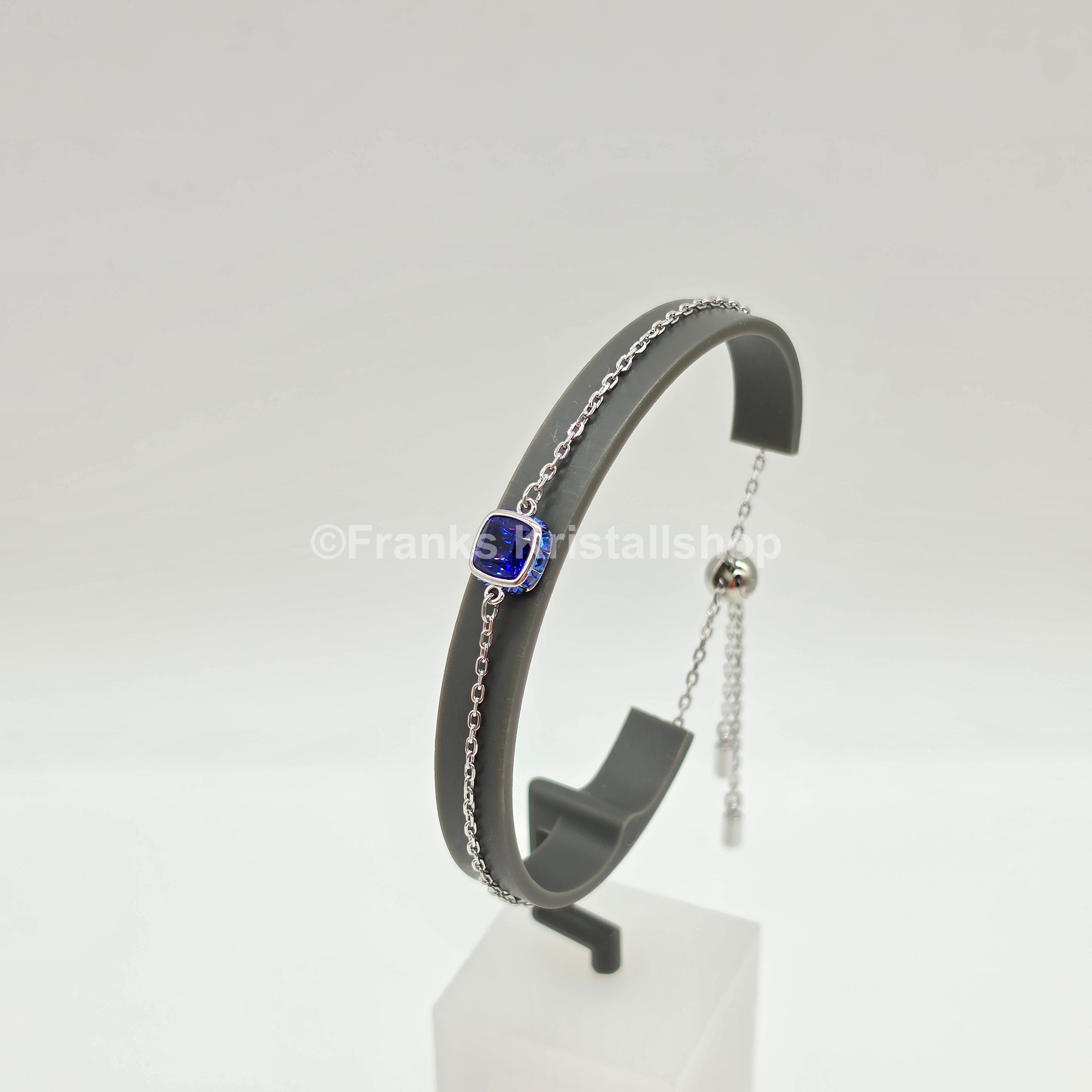 SWAROVSKI Birthstone Armband September, Blau, Rhodiniert 5692881