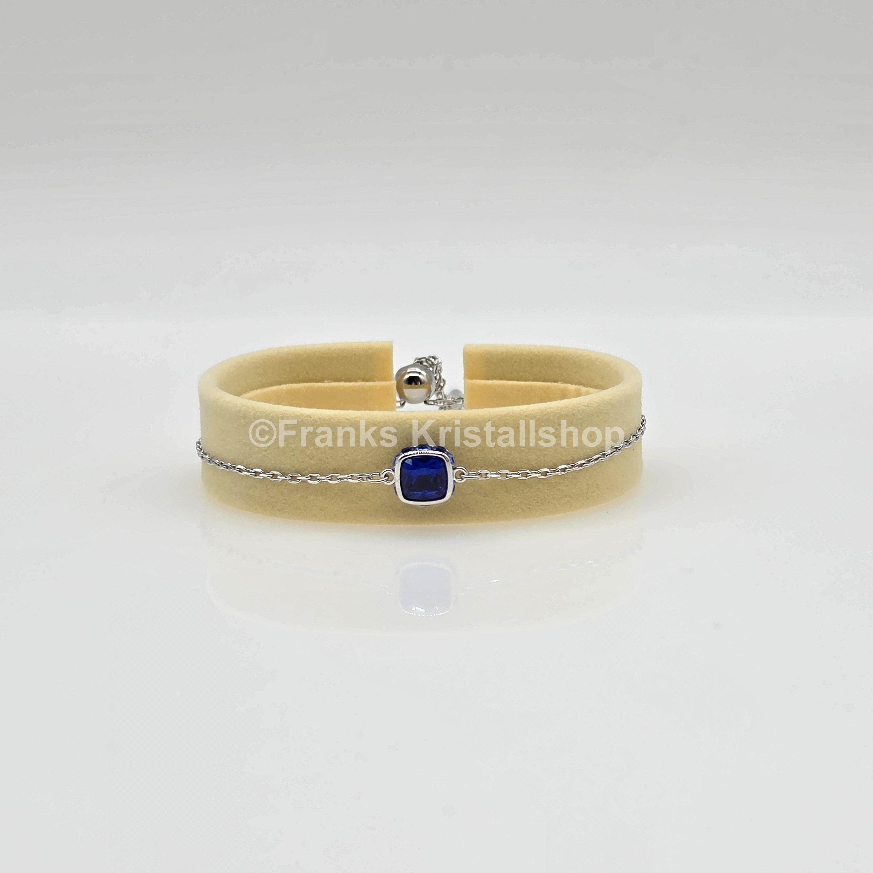 SWAROVSKI Birthstone Armband September, Blau, Rhodiniert 5692881