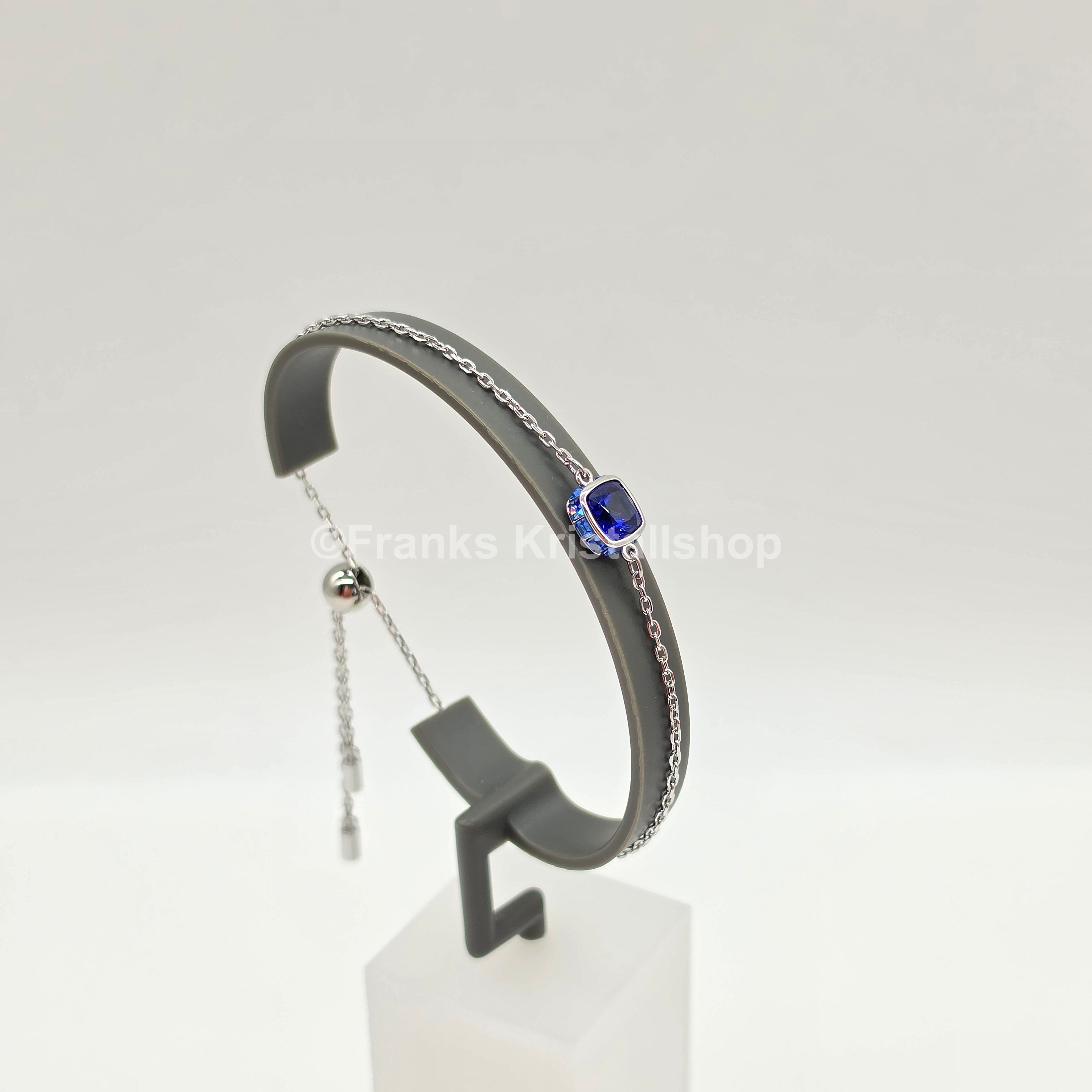 SWAROVSKI Birthstone Armband September, Blau, Rhodiniert 5692881