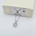 SWAROVSKI Birthstone Halskette Anhänger April, Klar, Rhodiniert 5651704