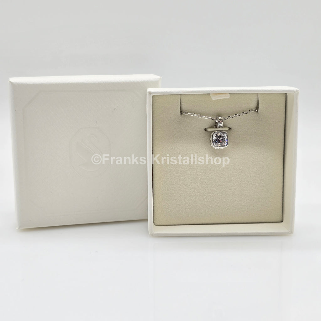 SWAROVSKI Birthstone Halskette Anhänger April, Klar, Rhodiniert 5651704