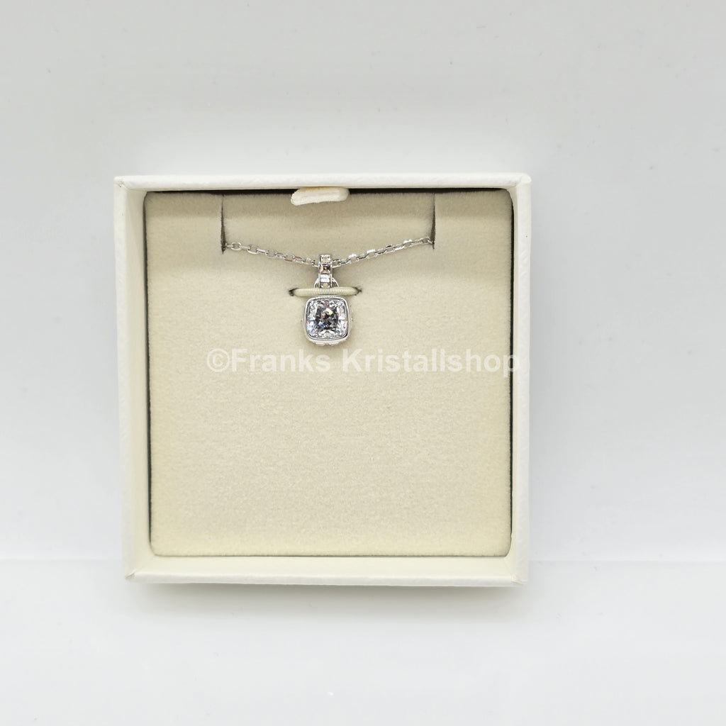 SWAROVSKI Birthstone Halskette Anhänger April, Klar, Rhodiniert 5651704