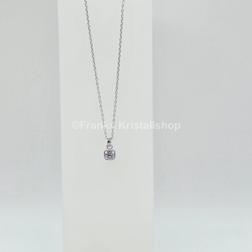 SWAROVSKI Birthstone Halskette Anhänger April, Klar, Rhodiniert 5651704