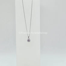 Lade das Bild in den Galerie-Viewer, SWAROVSKI Birthstone Halskette Anhänger April, Klar, Rhodiniert 5651704
