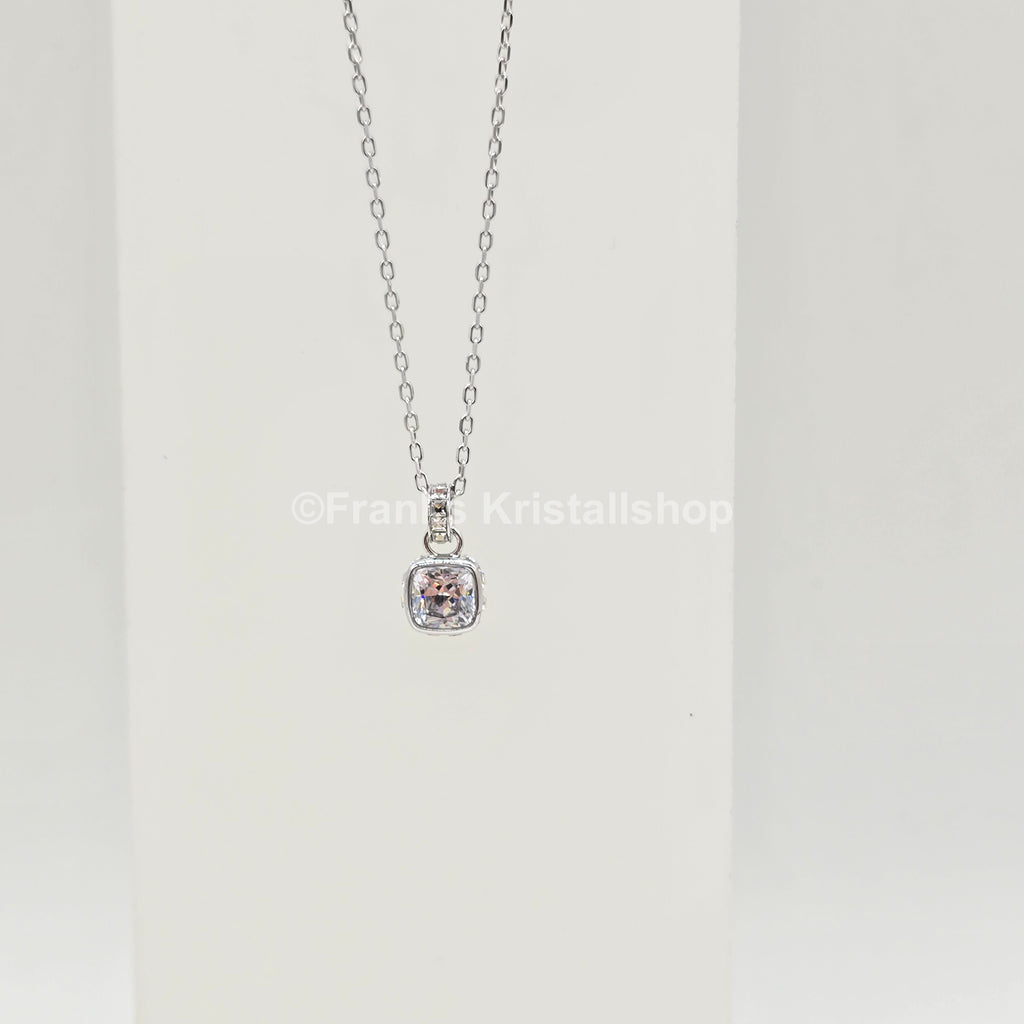 SWAROVSKI Birthstone Halskette Anhänger April, Klar, Rhodiniert 5651704