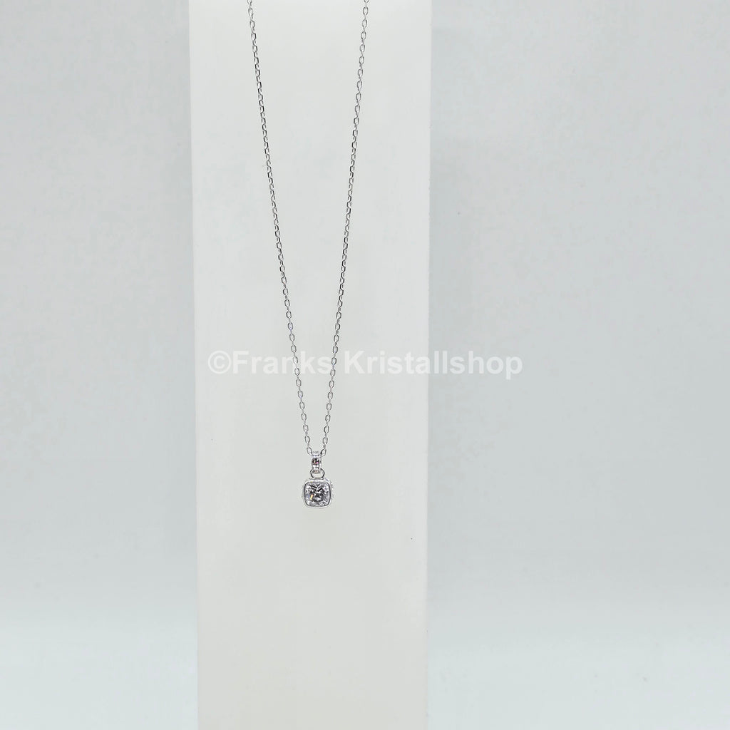 SWAROVSKI Birthstone Halskette Anhänger April, Klar, Rhodiniert 5651704