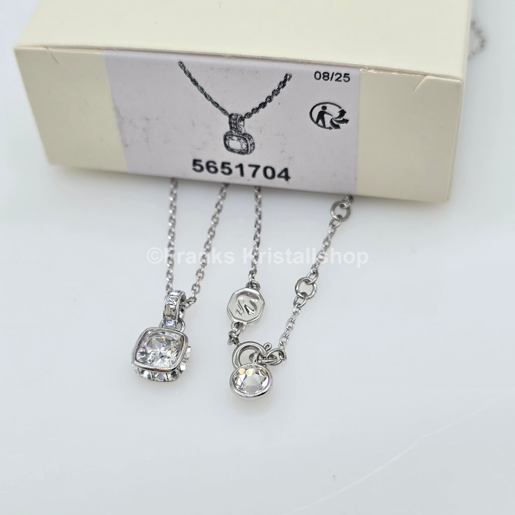 SWAROVSKI Birthstone Halskette Anhänger April, Klar, Rhodiniert 5651704