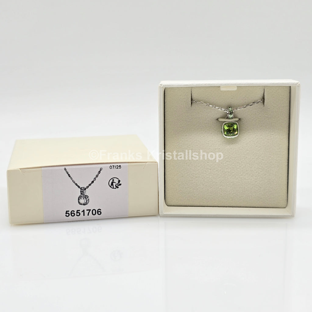 SWAROVSKI Birthstone Halskette Anhänger August Grün Rhodiniert 5651706