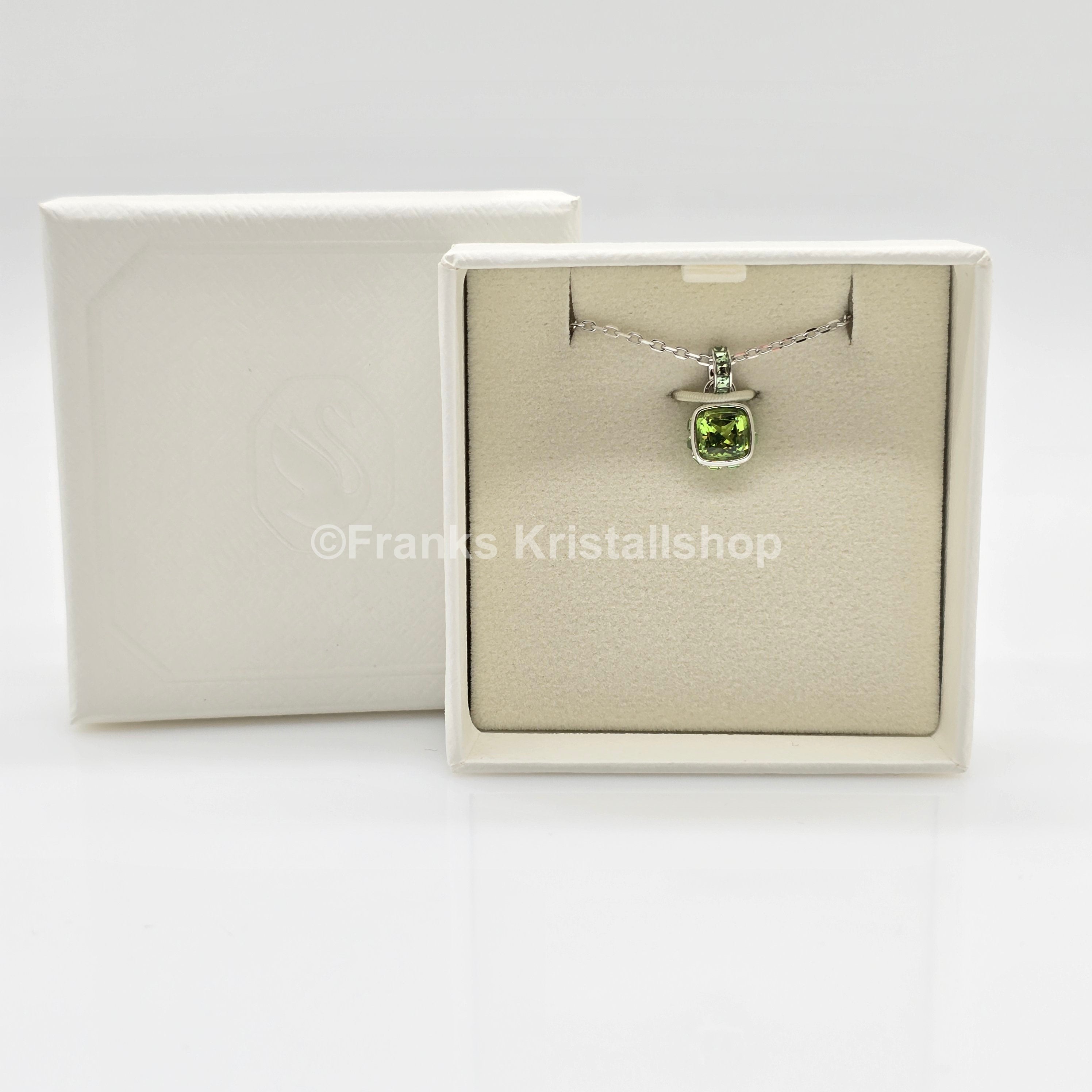 SWAROVSKI Birthstone Halskette Anhänger August Grün Rhodiniert 5651706
