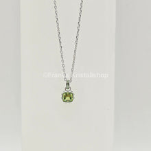 Lade das Bild in den Galerie-Viewer, SWAROVSKI Birthstone Halskette Anhänger August, Grün, Rhodiniert 5651706
