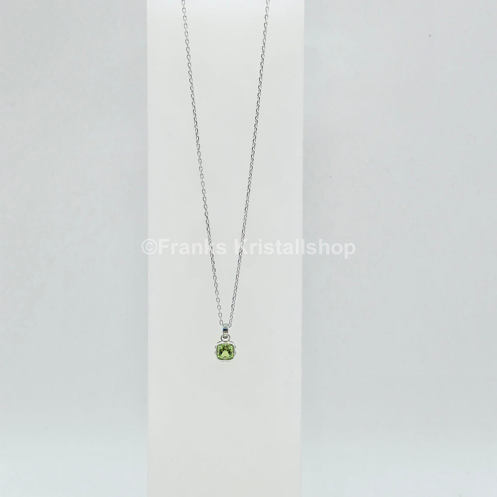 SWAROVSKI Birthstone Halskette Anhänger August Grün Rhodiniert 5651706