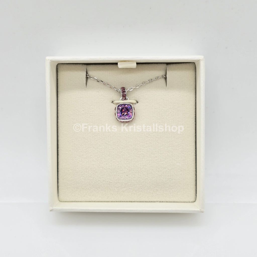 SWAROVSKI Birthstone Halskette Anhänger Februar Violett Rhodiniert 5651708