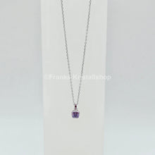 Lade das Bild in den Galerie-Viewer, SWAROVSKI Birthstone Halskette Anhänger Februar, Violett, Rhodiniert 5651708
