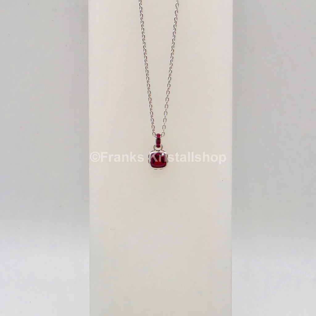 SWAROVSKI Birthstone Halskette Anhänger Januar, Rot, Rhodiniert 5651709