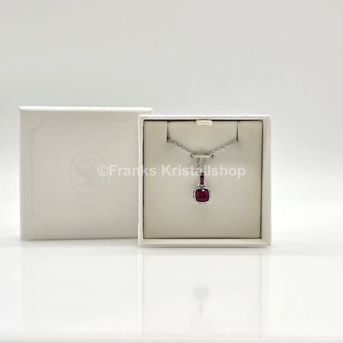 SWAROVSKI Birthstone Halskette Anhänger Januar, Rot, Rhodiniert 5651709